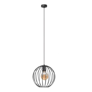 Hängeleuchte MERCURE 1xE27/15W/230V Durchmesser 30 cm schwarz