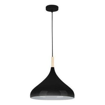 Hängeleuchte MIKO 1xE27/60W/230V d 32 cm schwarz