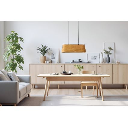 Hängeleuchte MILBURY 2xE27/40W/230V braun