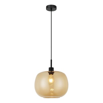 Hängeleuchte mit Kabel ALAN 1xE27/40W/230V rauchiges Beige/Schwarz