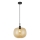 Hängeleuchte mit Kabel ALAN 1xE27/40W/230V rauchiges Beige/Schwarz