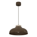 Hängeleuchte mit Kabel BASCA 1xE27/15W/230V braun/beige