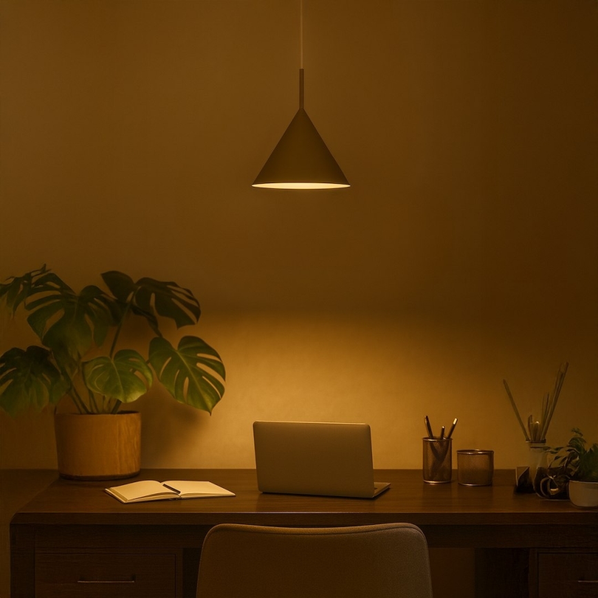 Hängeleuchte mit Kabel CAPITAL 1xGX53/15W/230V Ø 32 cm taupe