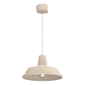 Hängeleuchte mit Kabel CLASS 1xE27/15W/230V beige