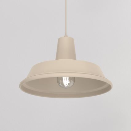 Hängeleuchte mit Kabel CLASS 1xE27/15W/230V beige