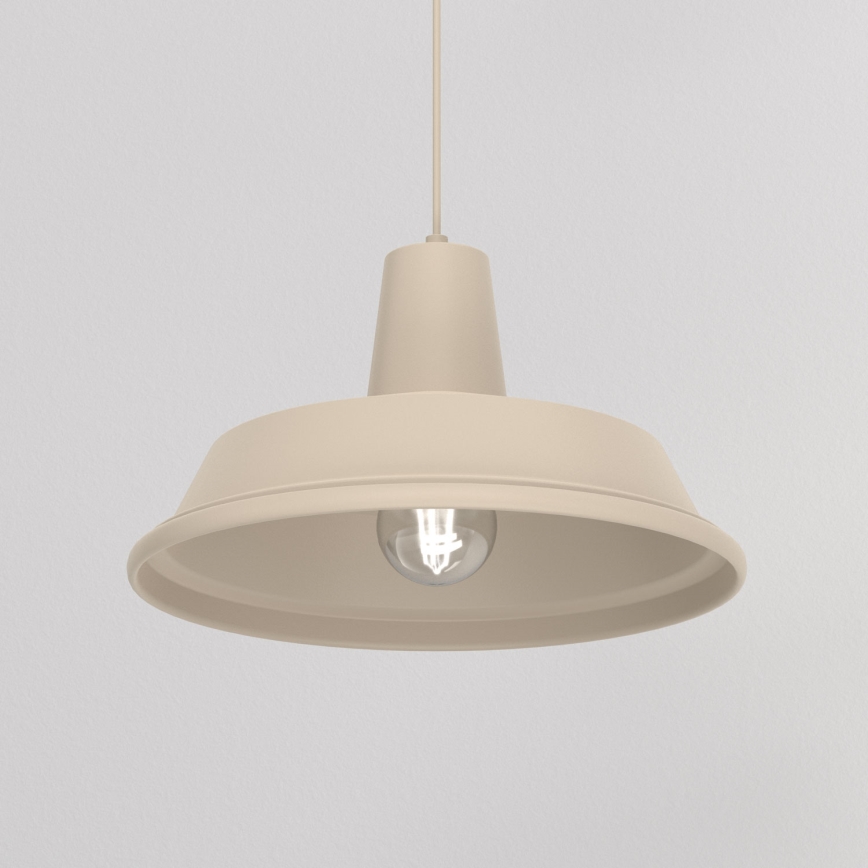 Hängeleuchte mit Kabel CLASS 1xE27/15W/230V beige