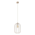 Hängeleuchte mit Kabel DESTELLO 1xE27/15W/230V, Ø 21 cm, beige