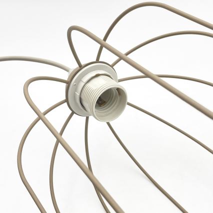 Hängeleuchte mit Kabel DESTELLO 1xE27/15W/230V, Ø 21 cm, beige