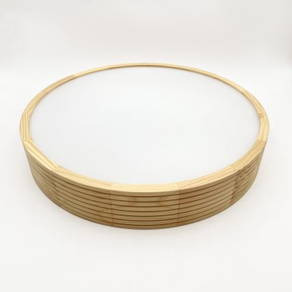 Hängeleuchte mit Kabel NATURAL MODERN 3xE27/15W/230V Ø 47,5 cm Kiefernholz