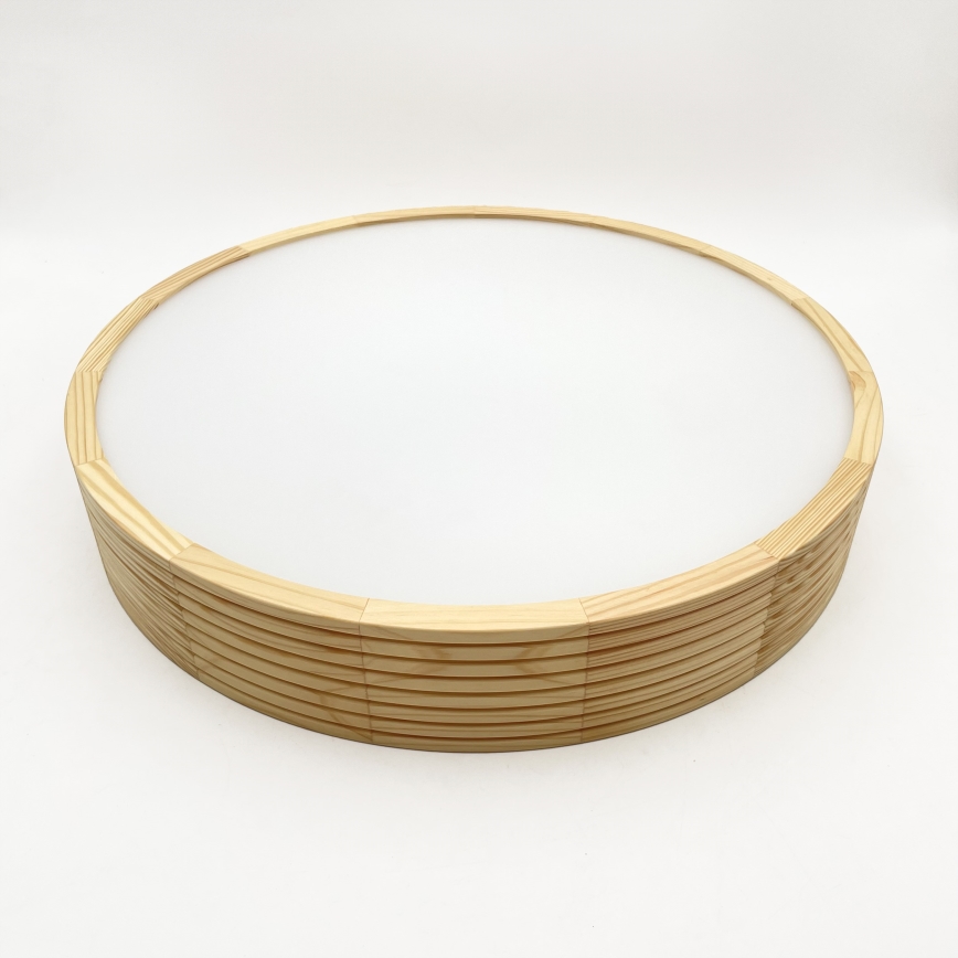 Hängeleuchte mit Kabel NATURAL MODERN 3xE27/15W/230V Ø 47,5 cm Kiefernholz