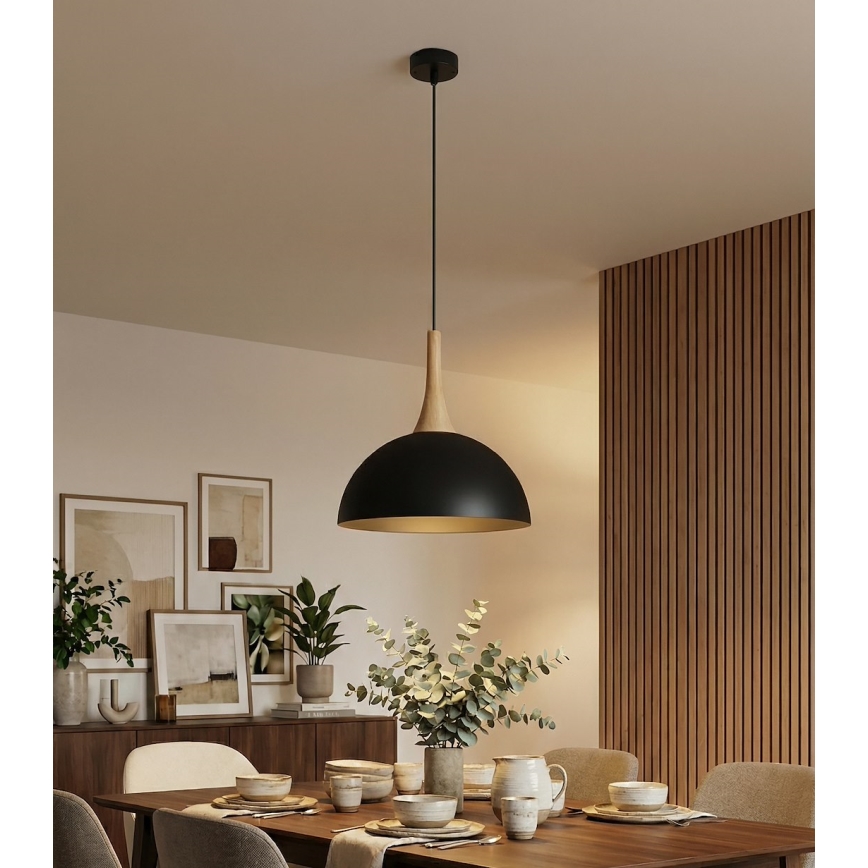 Hängeleuchte mit Kabel NAUTICA 1xGX53/12W/230V schwarz