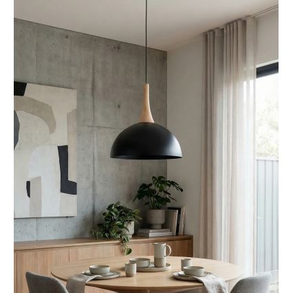 Hängeleuchte mit Kabel NAUTICA 1xGX53/12W/230V schwarz