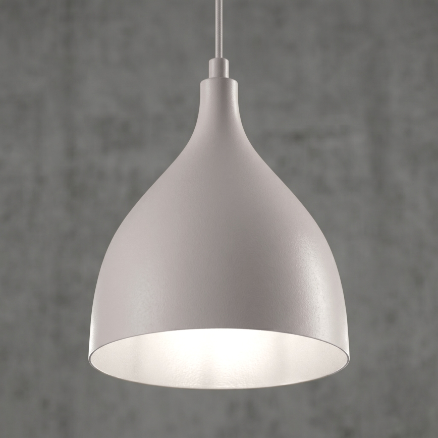 Hängeleuchte mit Kabel NOAK CLASSIC 1xE27/15W/230V cremefarben