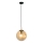 Hängeleuchte mit Kabel OSCAR 1xE27/40W/230V, rauchbeige