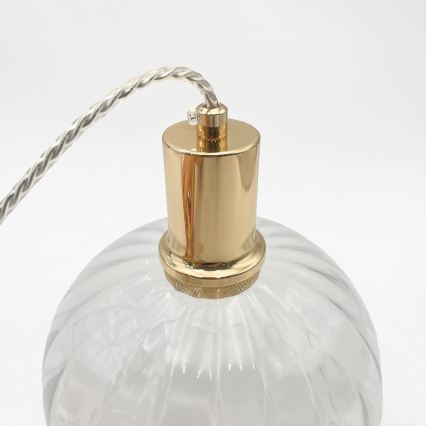 Hängeleuchte mit Kabel VIVE 3xE27/15W/230V goldfarben