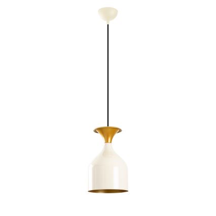 Hängeleuchte mit Kabelaufhängung SIVANI 1xE27/40W/230V weiß/kupfer