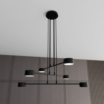 Hängeleuchte MODUS 6xGX53/10W/230V schwarz