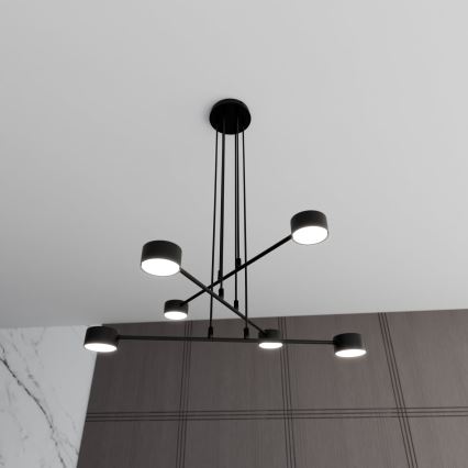Hängeleuchte MODUS 6xGX53/10W/230V schwarz