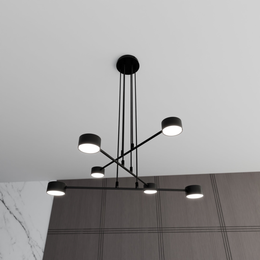 Hängeleuchte MODUS 6xGX53/10W/230V schwarz