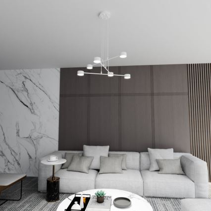 Hängeleuchte MODUS 6xGX53/10W/230V weiß