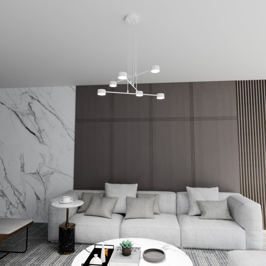 Hängeleuchte MODUS 6xGX53/10W/230V weiß