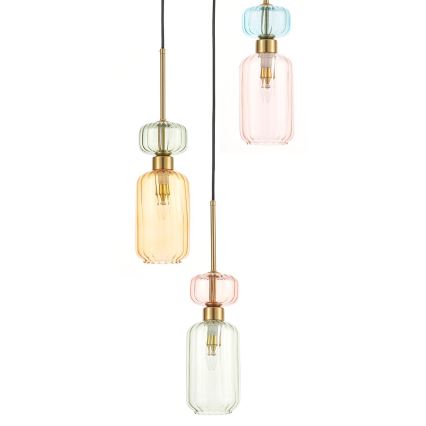 Hängeleuchte MOLLY 3xE14/40W/230V d 38 cm bunt