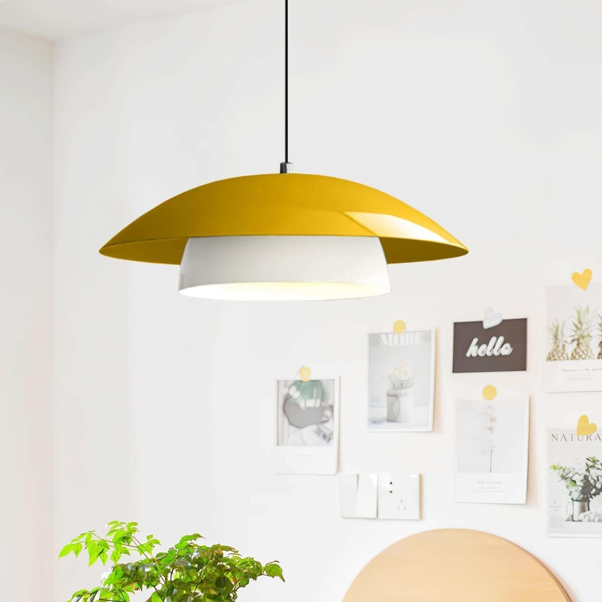 Hängeleuchte MOONLIGH 1xE27/40W/230V, gelb