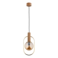 Hängeleuchte MUFI 1xE14/10W/230V golden/beige