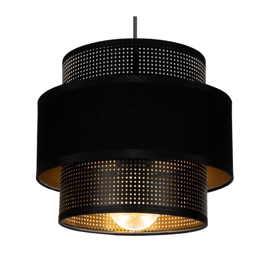 Hängeleuchte NESS 3xE27/60W/230V Spinne schwarz