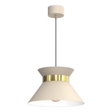 Hängeleuchte NORGE 1xE27/15W/230V beige/golden