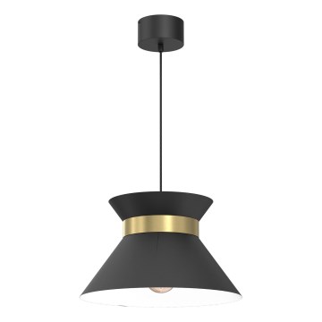 Hängeleuchte NORGE 1xE27/15W/230V schwarz/golden