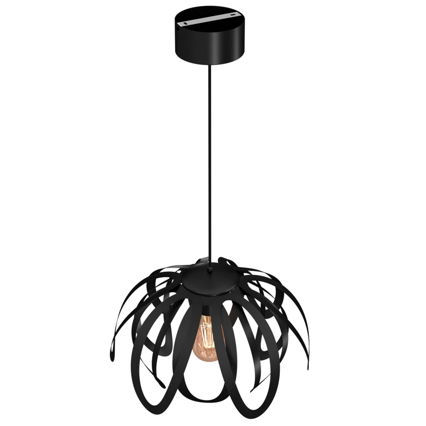 Hängeleuchte ORCHID 1xE27/60W/230V schwarz