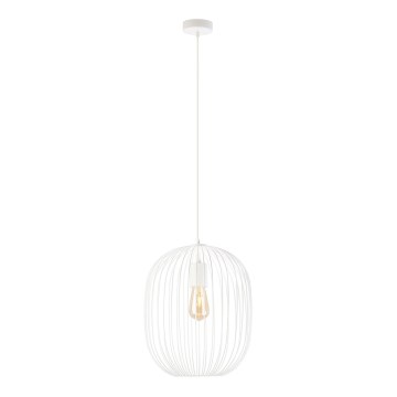 Hängeleuchte OVELLA 1xE27/15W/230V Ø 34 cm cremefarben