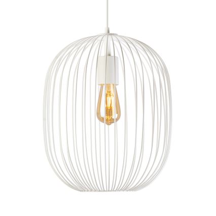 Hängeleuchte OVELLA 1xE27/15W/230V Ø 34 cm cremefarben