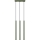 Hängeleuchte PASTELO 3xG9/8W/230V grün