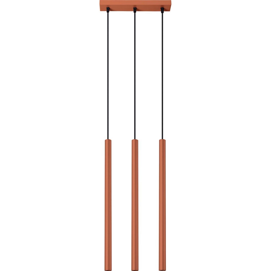 Hängeleuchte PASTELO 3xG9/8W/230V rot
