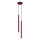 Hängeleuchte PASTELO an Kabel, 2xG9/8W/230V, rot