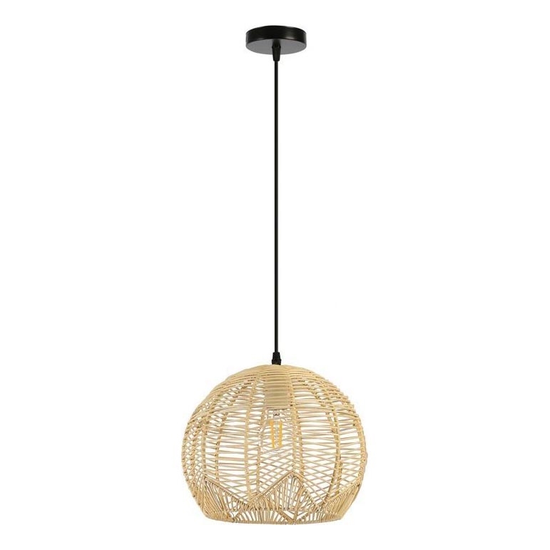 Hängeleuchte PELO 1xE27/40W/230V d 30 cm Rattan