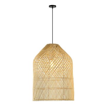 Hängeleuchte PELO 1xE27/40W/230V d 35 cm Rattan
