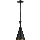 Hängeleuchte PINIO 1xE27/60W/230V d 19 cm schwarz