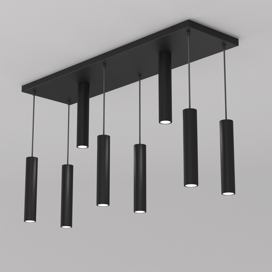 Hängeleuchte RAITO 8xGU10/8W/230V schwarz