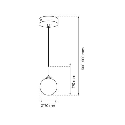 Hängeleuchte REFLEX 1xE14/40W/230V d. 17 cm