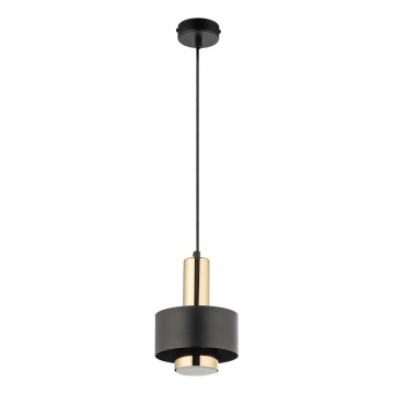 Hängeleuchte RIF LUX 1xGX53/12W/230V d 15 cm schwarz/golden