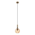 Hängeleuchte ROLLO 1xE14/5W/230V golden/rauchig beige