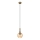 Hängeleuchte ROLLO 1xE14/5W/230V golden/rauchig beige