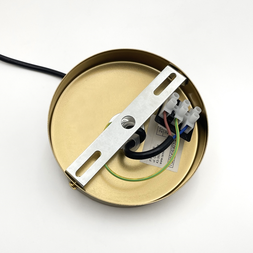 Hängeleuchte ROLLO 1xE14/5W/230V golden/rauchig beige