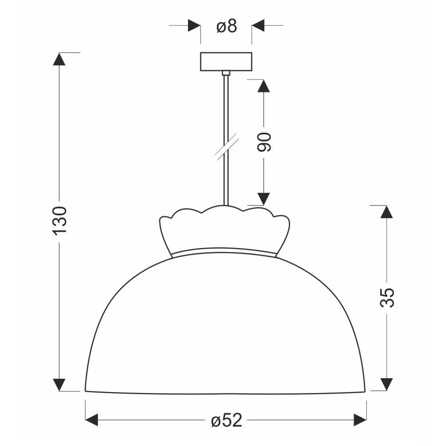 Hängeleuchte ROSSINI 1xE27/40W/230V