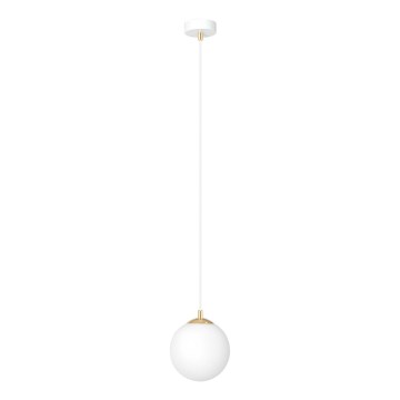 Hängeleuchte ROYAL 1xE14/10W/230V d 14 cm weiß