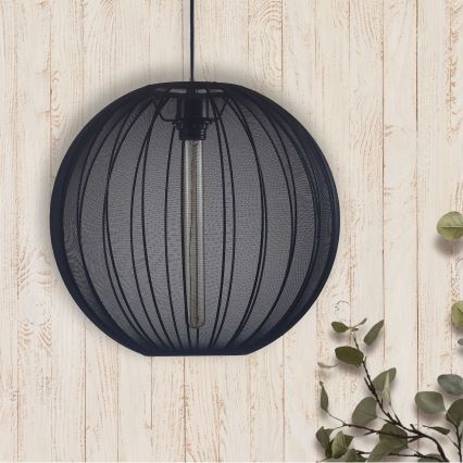 Hängeleuchte SENSAI 1xE27/20W/230V d 40 cm schwarz