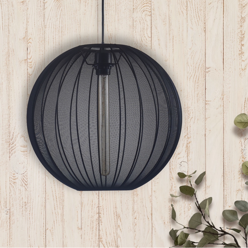 Hängeleuchte SENSAI 1xE27/20W/230V d 40 cm schwarz